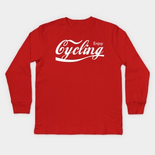 Enjoy Cycling Kids Long Sleeve T-Shirt